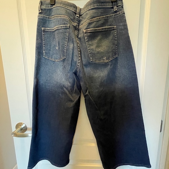 Uniqlo jeans high rise wide cropped Size 29 - Picture 5 of 11